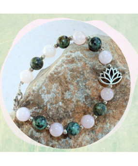 Bracelet Lotus en Quartz...