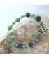 Bracelet Lotus en Agate mousse