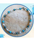 Bracelet Apatite, Howlite et Turquoise