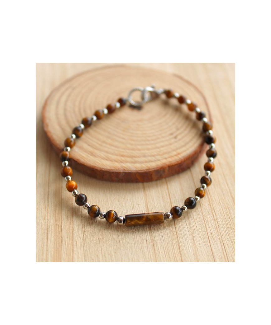 Bracelet en Œil de Tigre