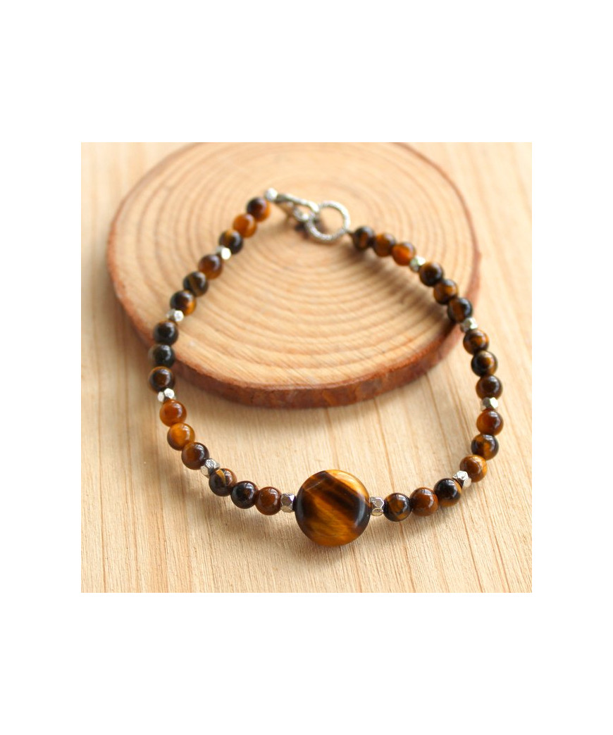 Bracelet en Œil de Tigre