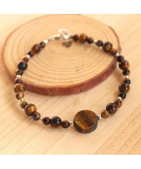 Bracelet en Œil de Tigre