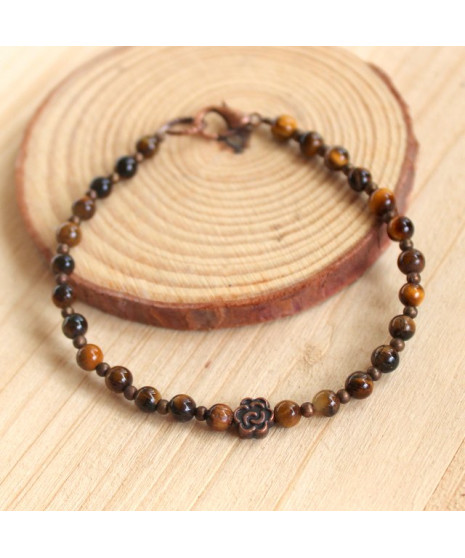 Bracelet en Œil de Tigre