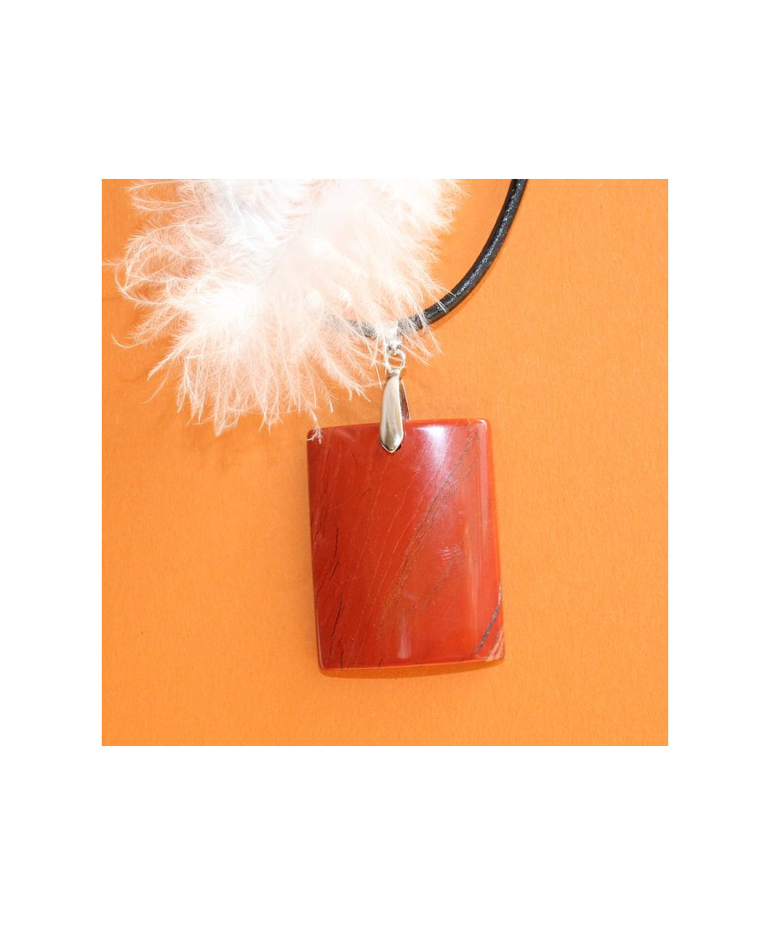 Pendentif Jaspe rouge