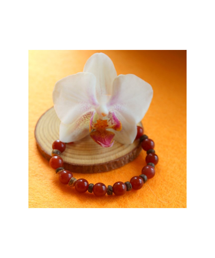 Bracelet en Cornaline