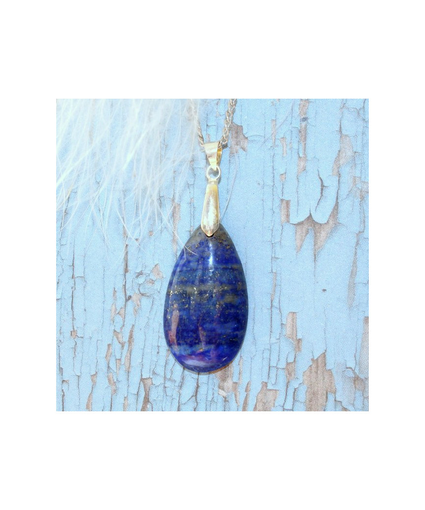 Pendentif Aile de Papillon en Lapis Lazuli