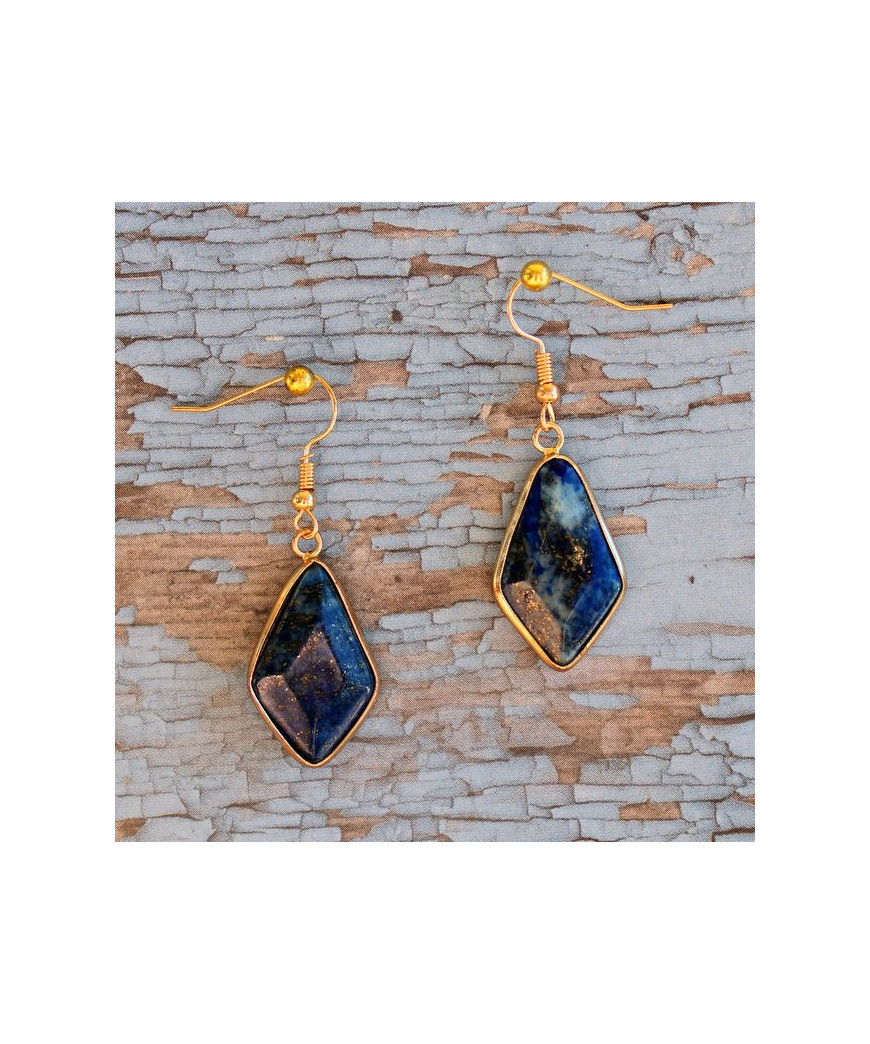 Boucles d'oreilles en Lapis Lazuli