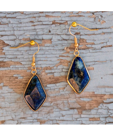 Boucles d'oreilles en Lapis Lazuli