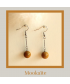 Boucles d'oreilles Tige en Mookaïte