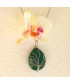 Pendentif Arbre de vie en Agate verte