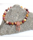 Bracelet en Jaspe Mookaïte