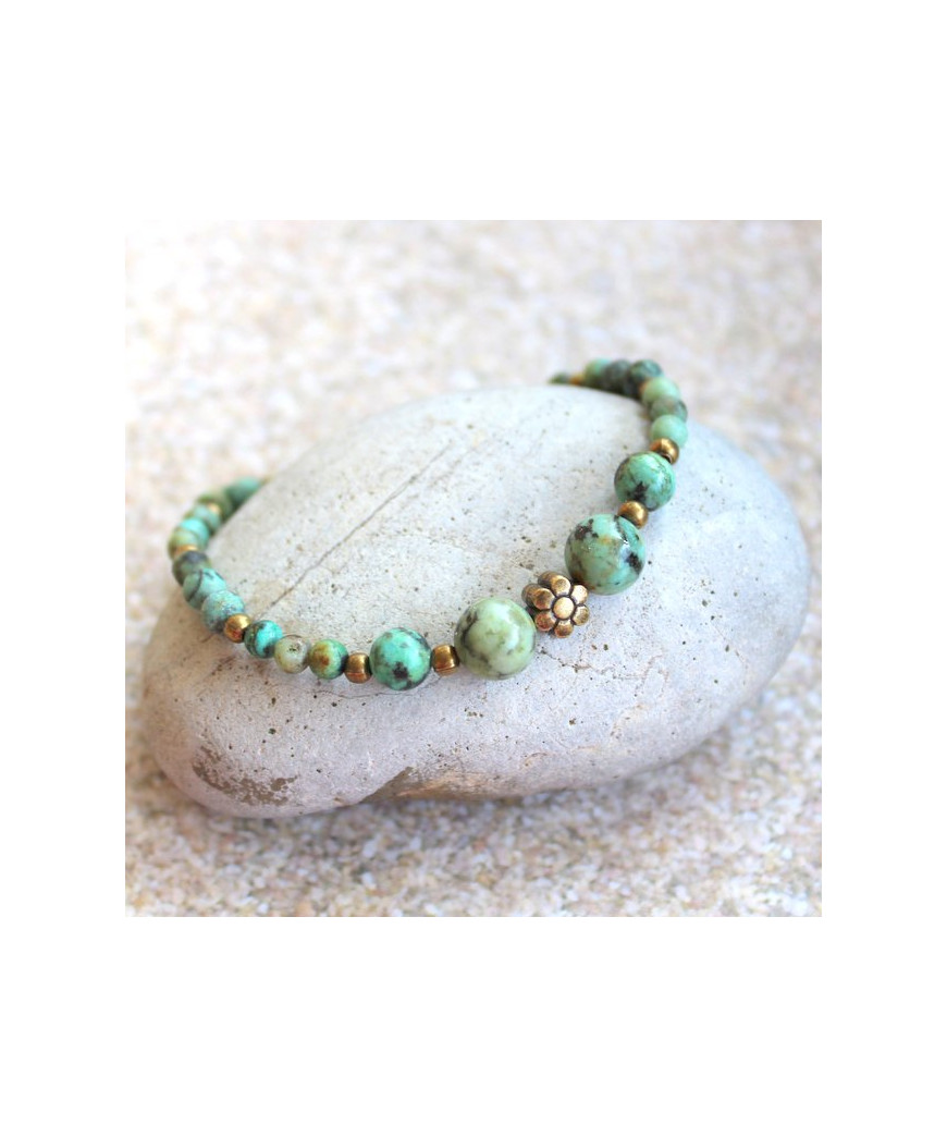 Bracelet en Turquoise africaine