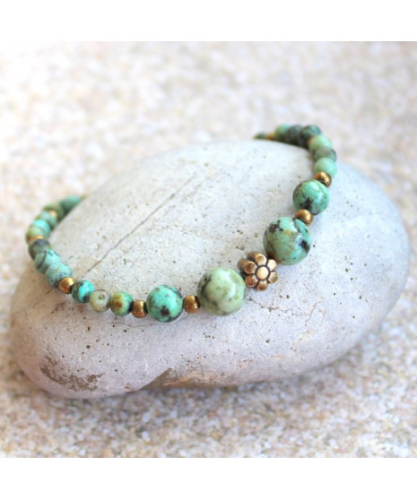 Bracelet en Turquoise africaine