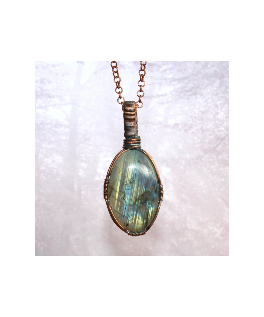 Pendentif en Labradorite