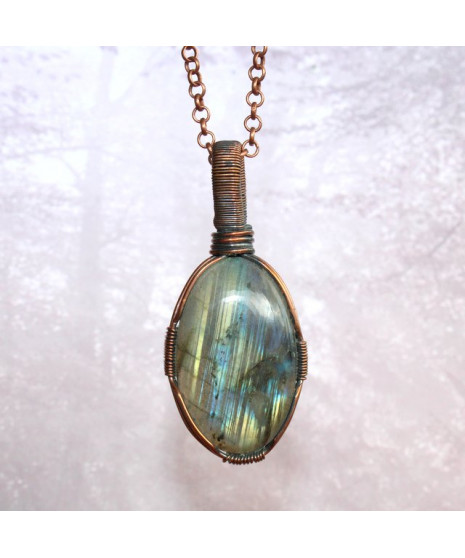 Pendentif en Labradorite