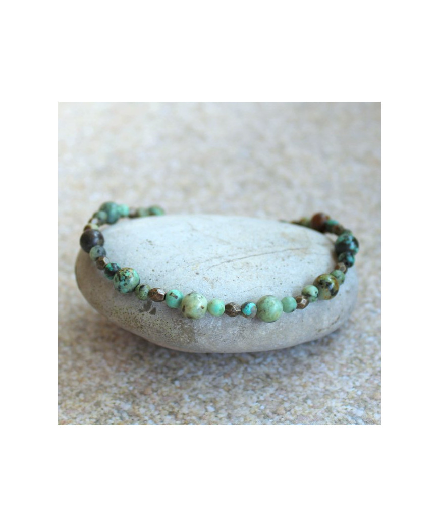 Bracelet en Turquoise africaine