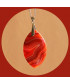 Pendentif en Agate orange