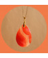 Pendentif en Agate orange
