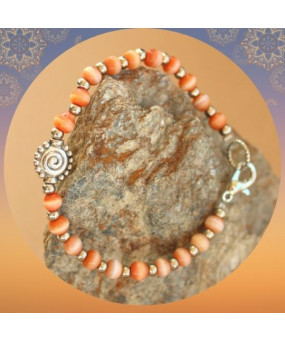 Bracelet Spirale en Agate...