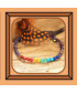 Bracelet des 7 chakras et Améthyste