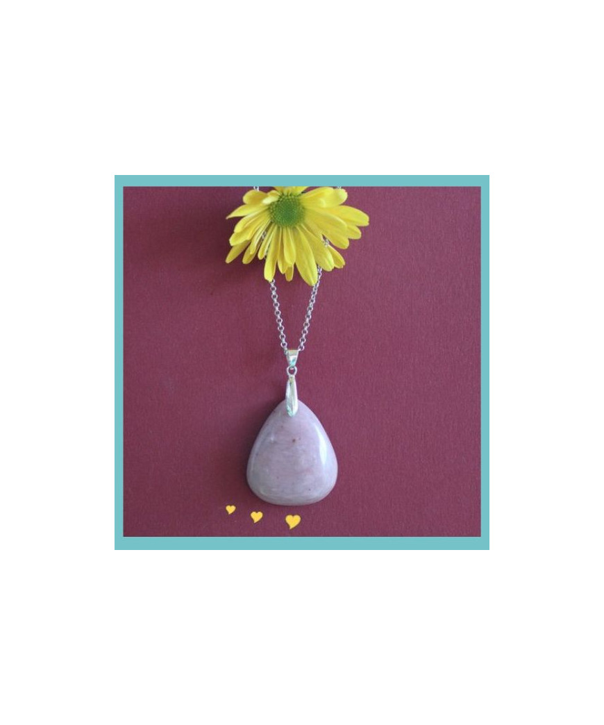 Pendentif en Rhodonite