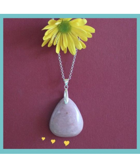 Pendentif en Rhodonite
