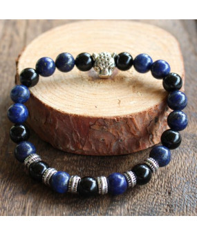 Bracelet en Lapis Lazuli et...