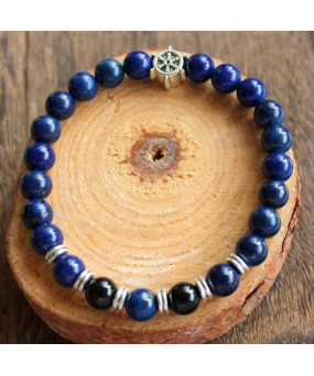 Bracelet en Lapis Lazuli et...