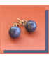 Boucles d'oreilles clous en Lapis Lazuli