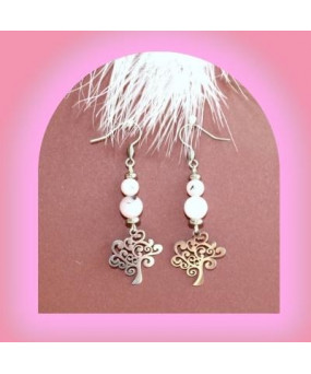 Boucles d'Oreilles Arbre de...