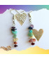 Boucles d'Oreilles aux couleurs des 7 Chakras