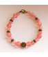 Bracelet en Tourmaline rose