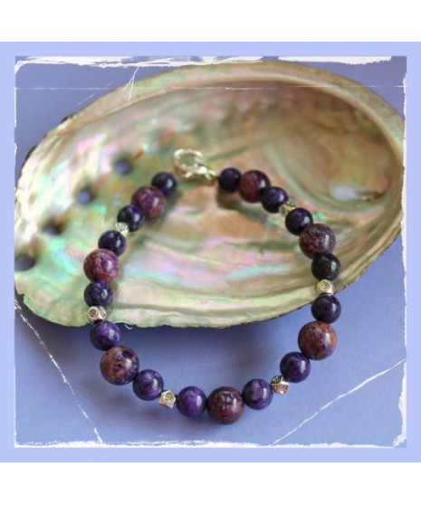 Bracelet en Charoïte