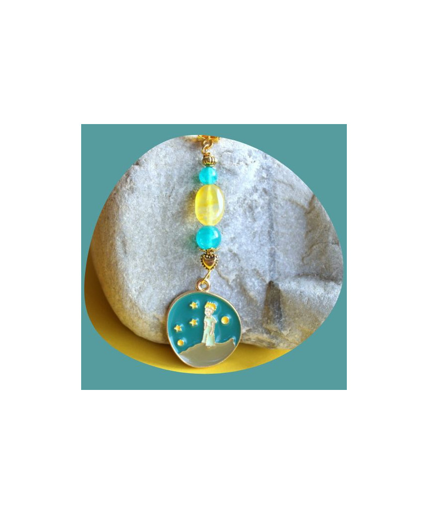 Porte-clefs Petit Prince en Agate