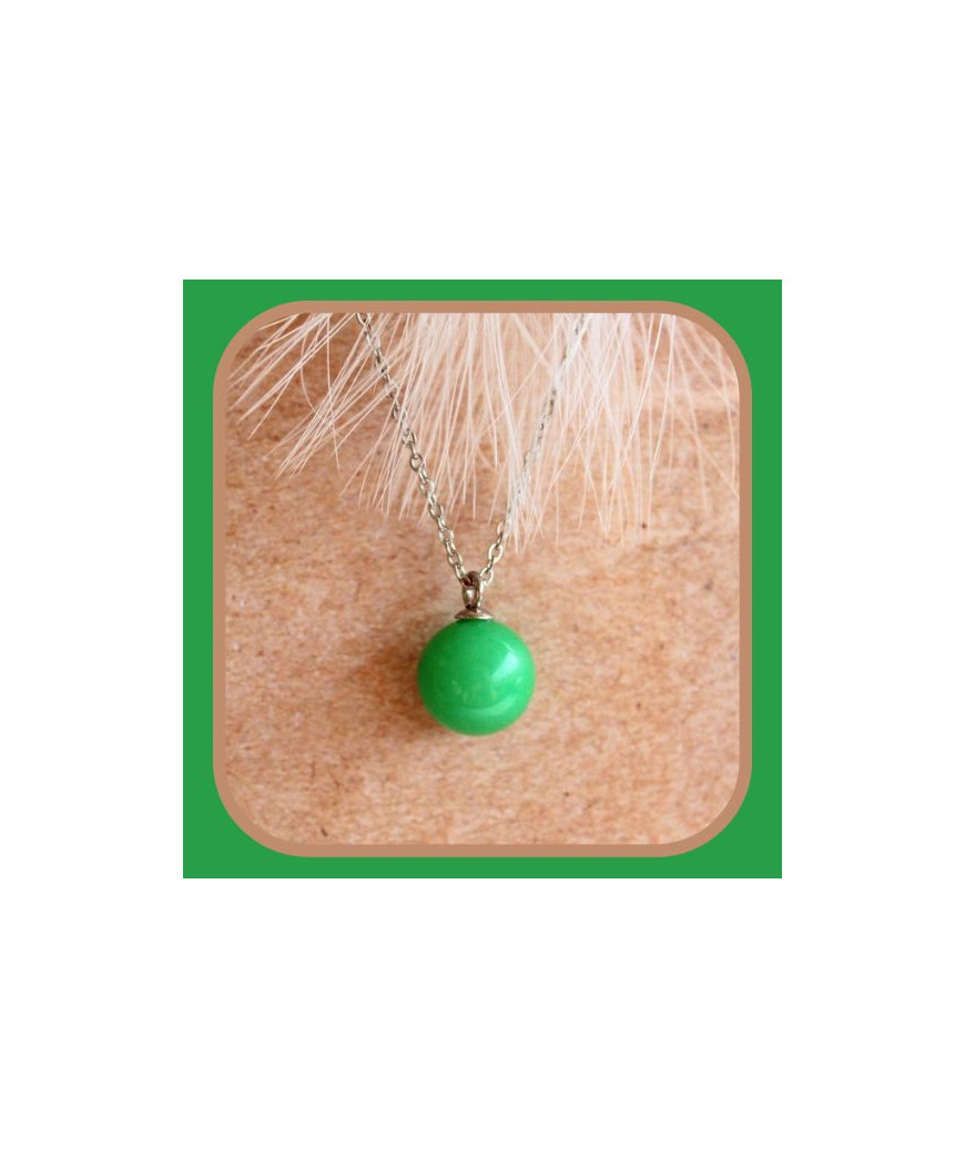 Pendentif Jade vert