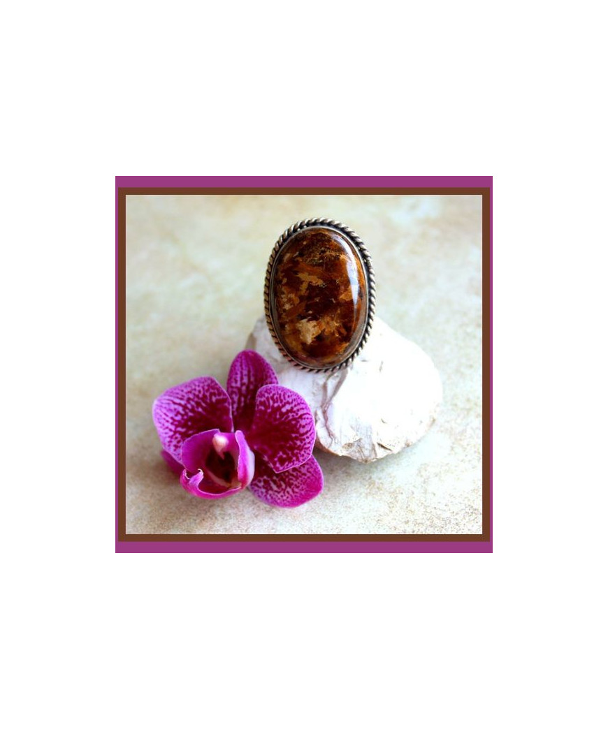 Bague en Bronzite