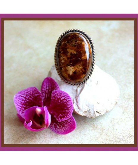 Bague en Bronzite