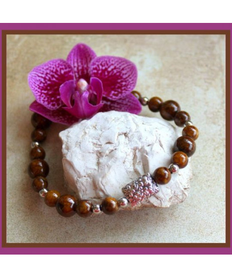 Bracelet en Bronzite