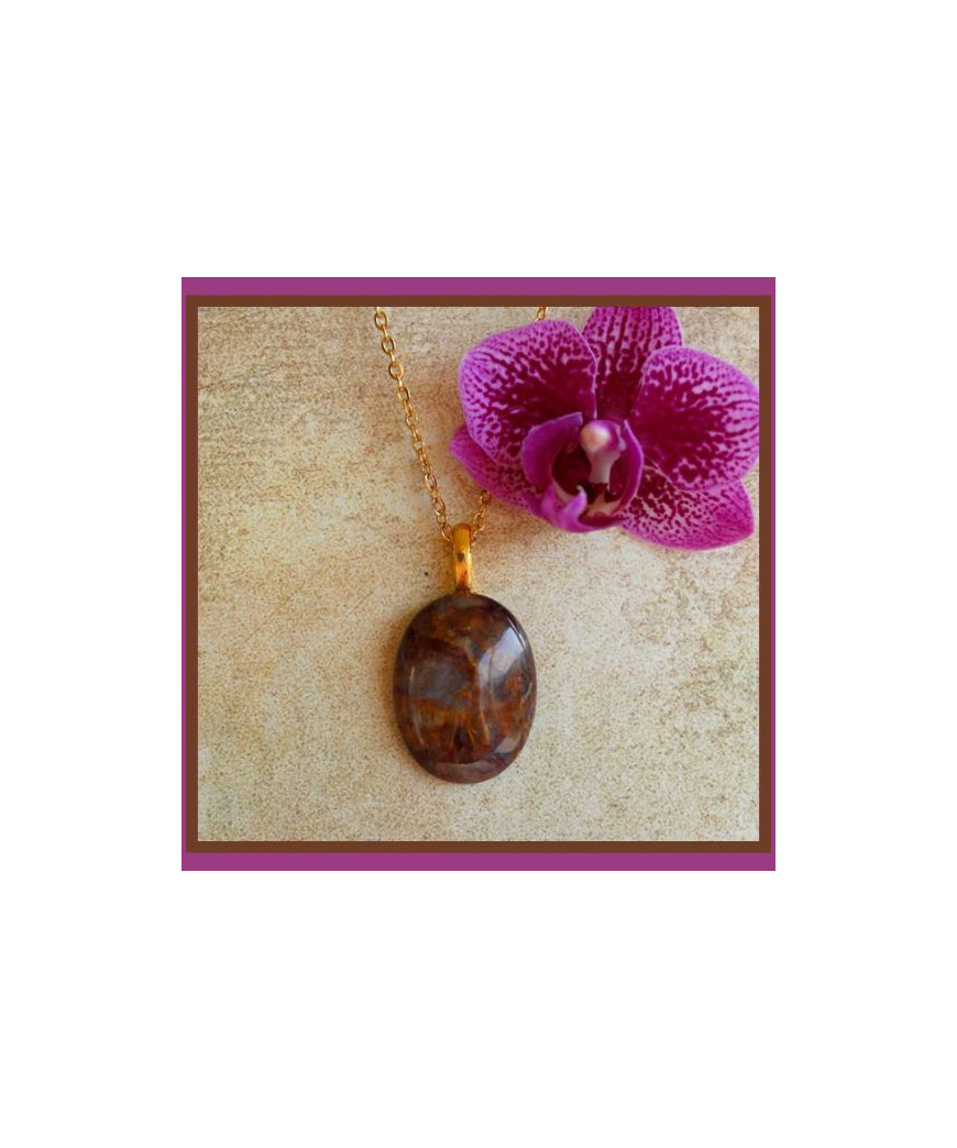 Pendentif en Bronzite