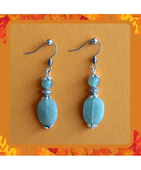 Boucles d'oreilles en Aventurine