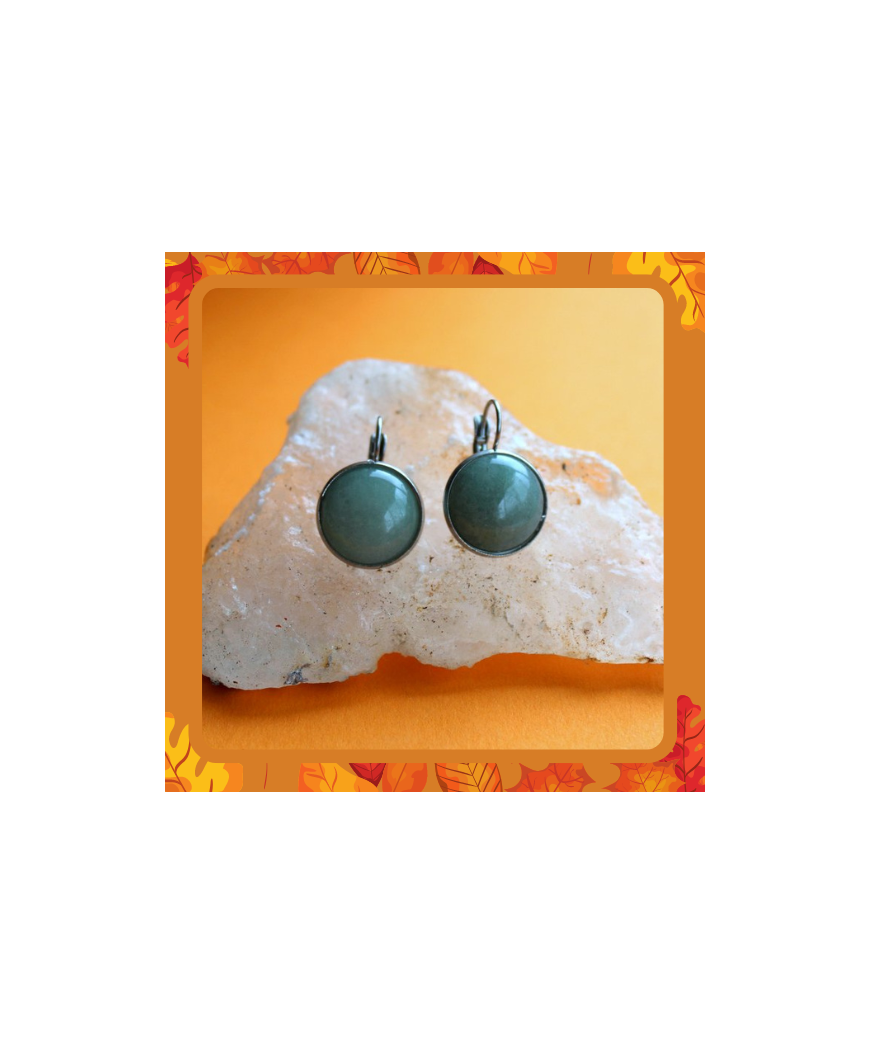Boucles d'oreilles en Aventurine