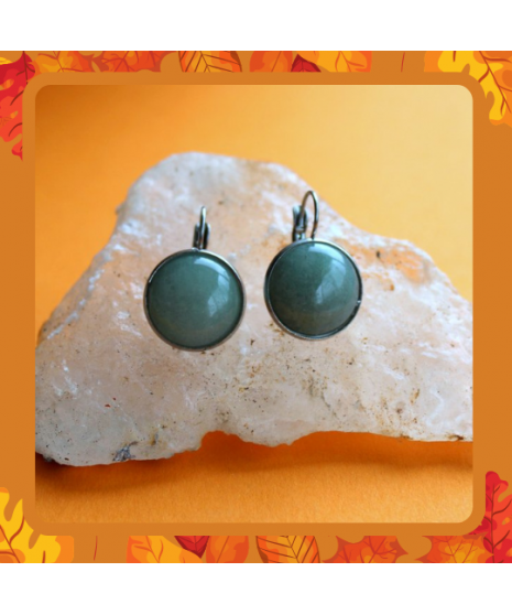 Boucles d'oreilles en Aventurine