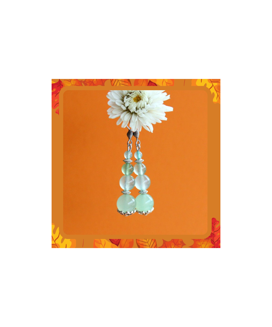 Boucles d'oreilles en Aventurine