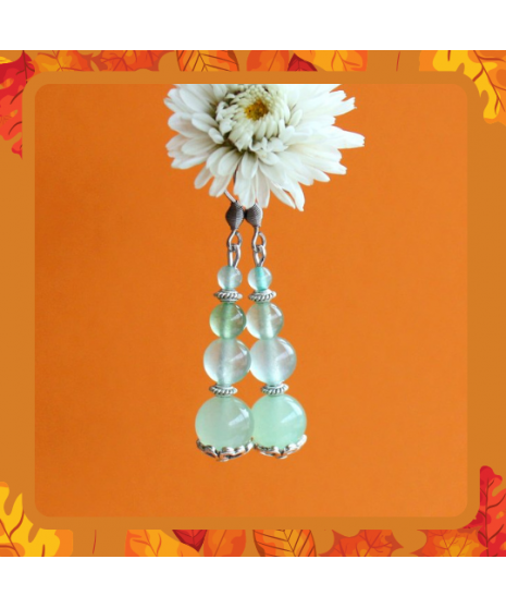 Boucles d'oreilles en Aventurine