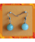 Boucles d'oreilles boules en Aventurine
