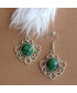 Boucles d'Oreilles en Fuchsite