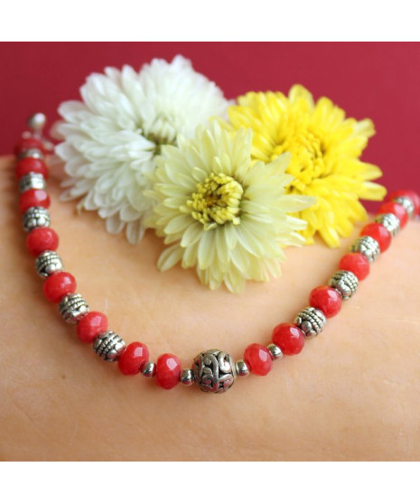 Bracelet en Agate rouge