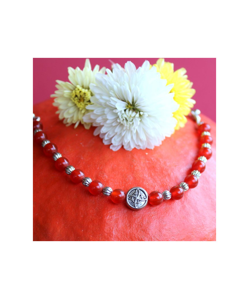 Bracelet en Agate rouge