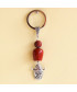 Porte-clefs Viking en Jaspe rouge