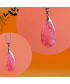 Pendentif Agate rose
